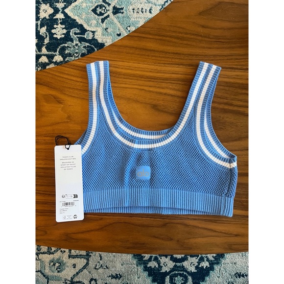 Alo Tennis Club Sweater Knit Bra - Picture 8 of 9